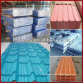 Various types roofing sheets in china/aluzinc roof type tile